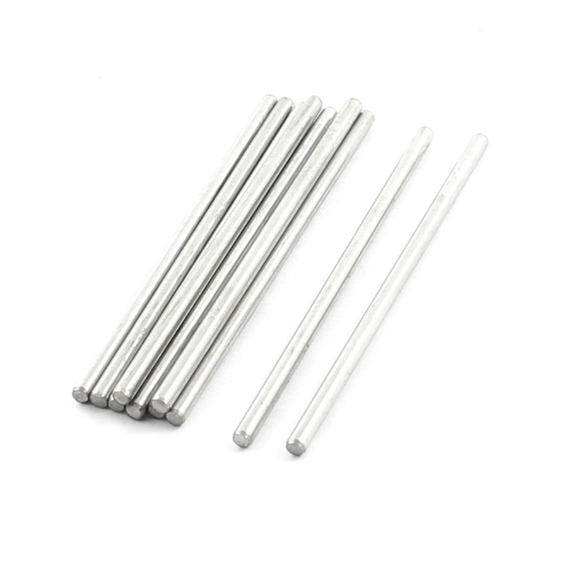 10Pcs 2mm Diameter Stainless Steel Motion Axle Circular Round Rod Bar 2" Long