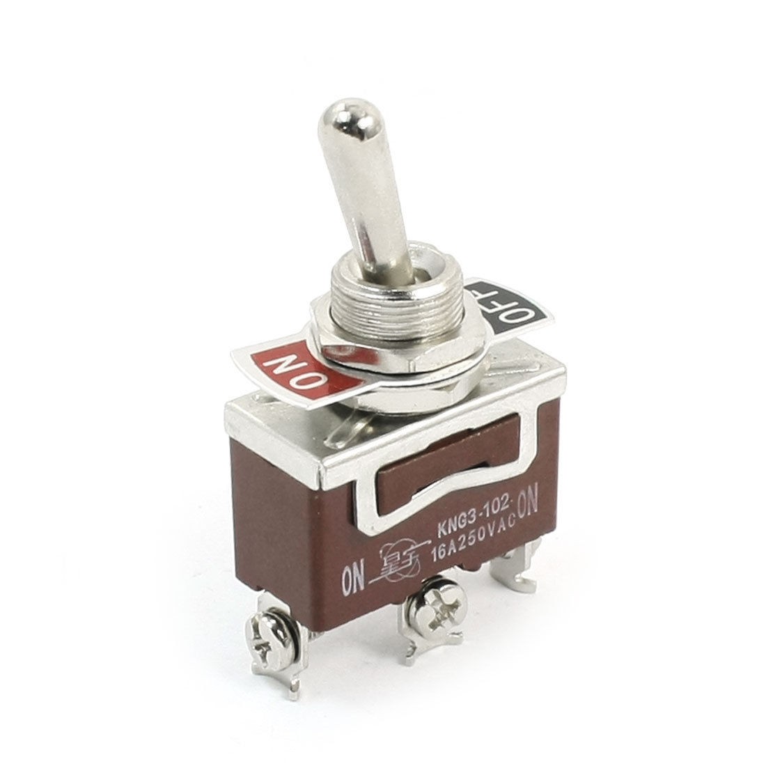KNG3-102 2 Positions SPDT Latching Power Control Toggle Switch AC250V 16A