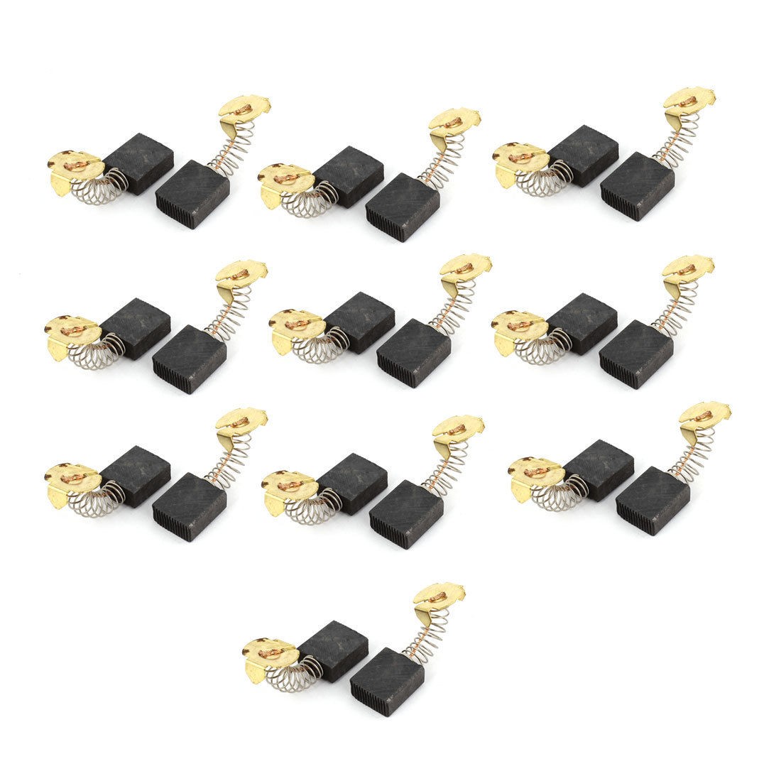 10 Pairs 17mm x 15mm x 7mm CB56 Motor Carbon Brushes for Electric Drill Motor