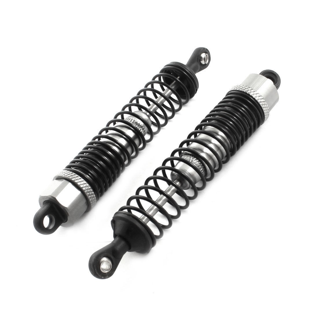 2pcs Silver Gray 100mm Shock Absorber Upgrade Parts for RC Model 1:10 Car Truck