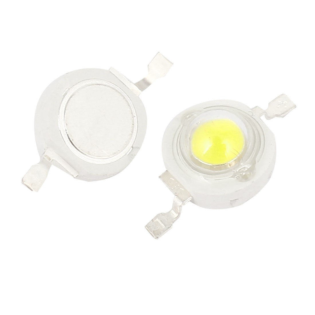 5W Power 290-300LM 2 Terminal White Light LED Lamp Diodes Beads 2pcs