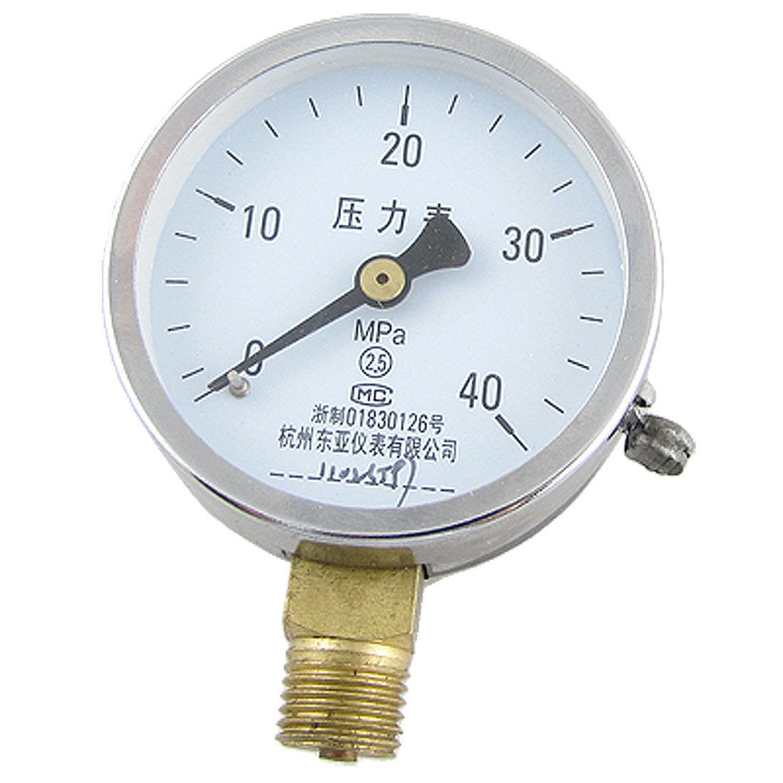 Male Thread 0-40Mpa Pneumatic Pressure Gauge Measure Tool