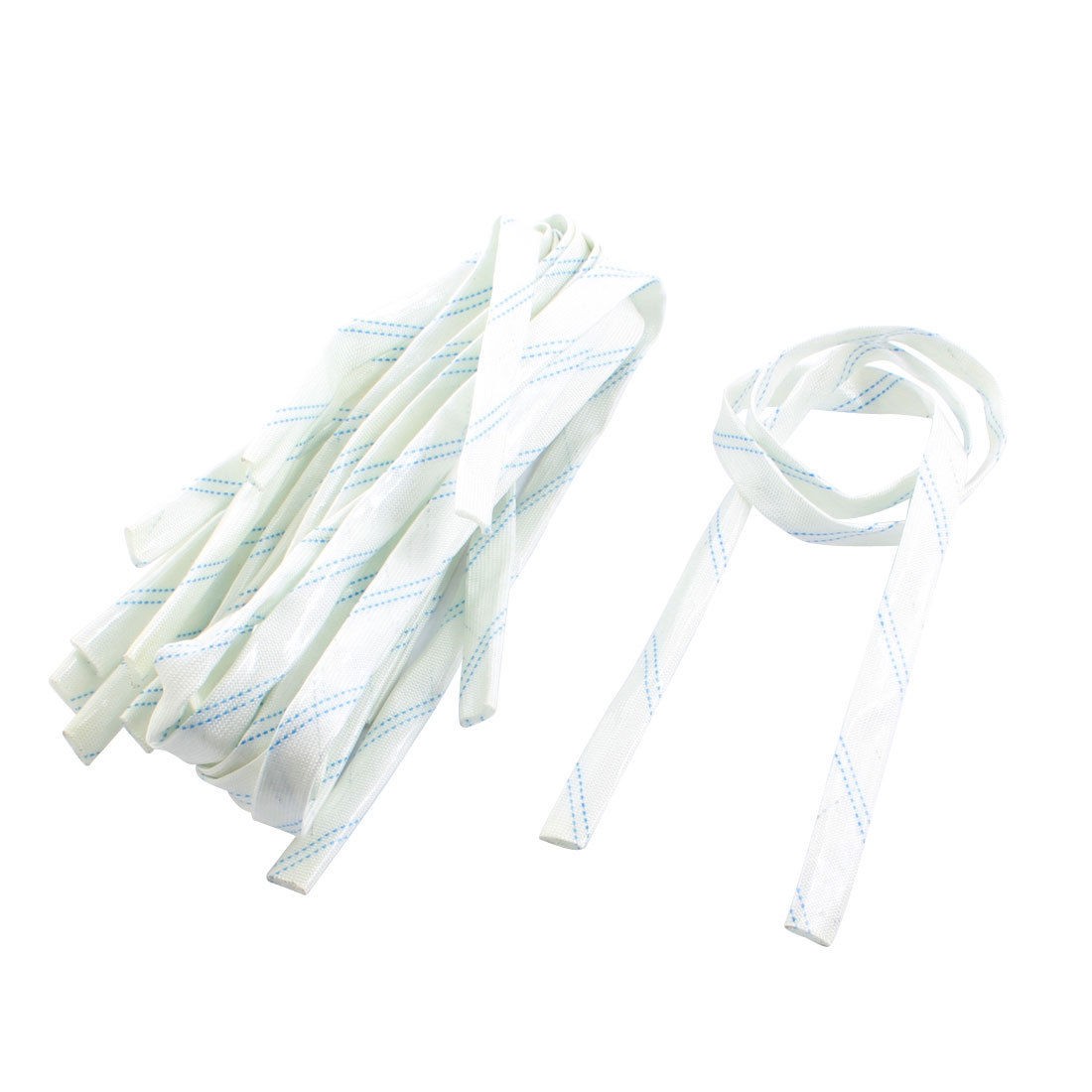 10 Pcs 10mm Dia 1M Long PVC Fiberglass Insulating Sleeving Sleeve
