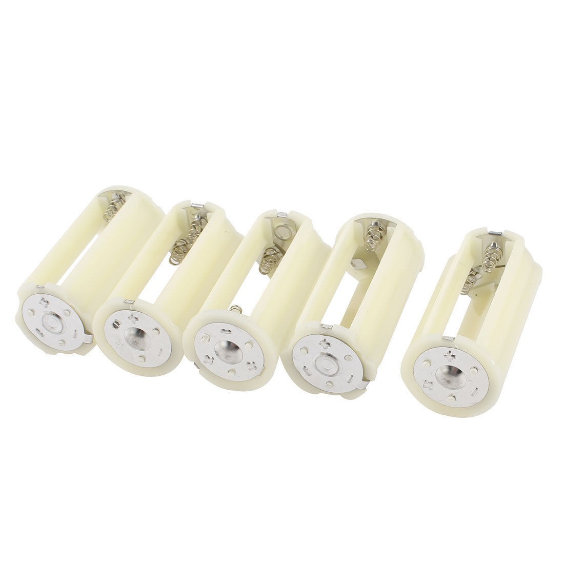 5 PCS Serial Battery Adapter 1.5V*3 4.5V Case Box Converter AA to 1 D Size