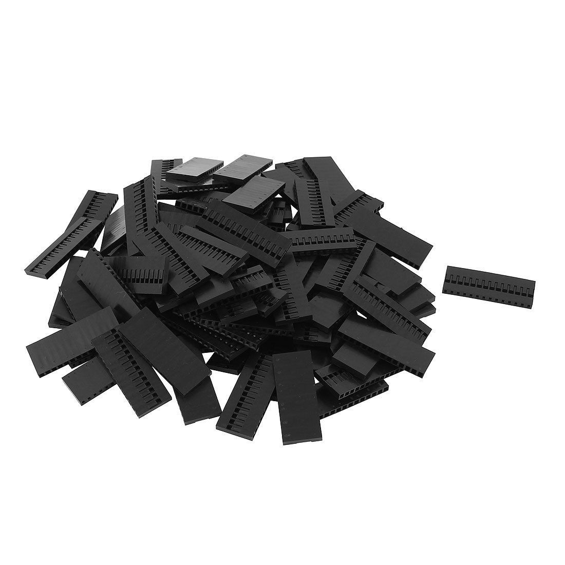 100pcs 14P 2.54mm Single Row Housing Jumper Wire Female Pin Connectors