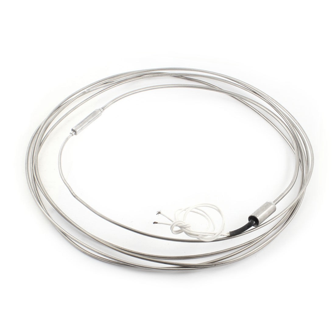 Silver Tone High Temperature Sheathed MI Heating Cable Wire 220V 5Mx3mm