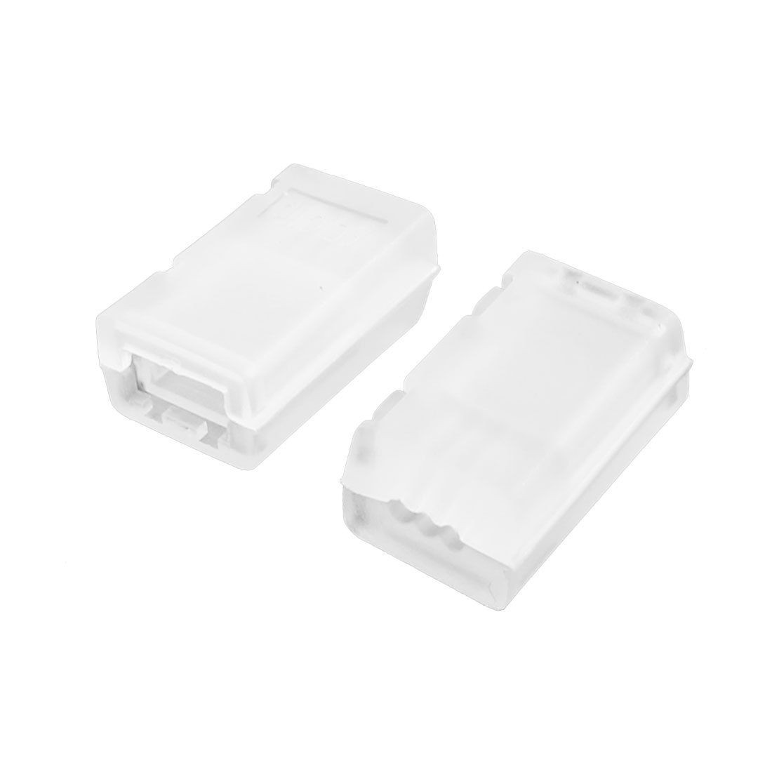 2Pcs White Plastic AB Clip Button Balance Plug for 7.4V 2S Lipo Battery