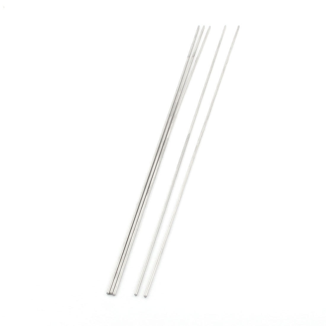 5Pcs 2mm Dia 300mm Length Stainless Steel Round Rod Shaft for RC Toy Car