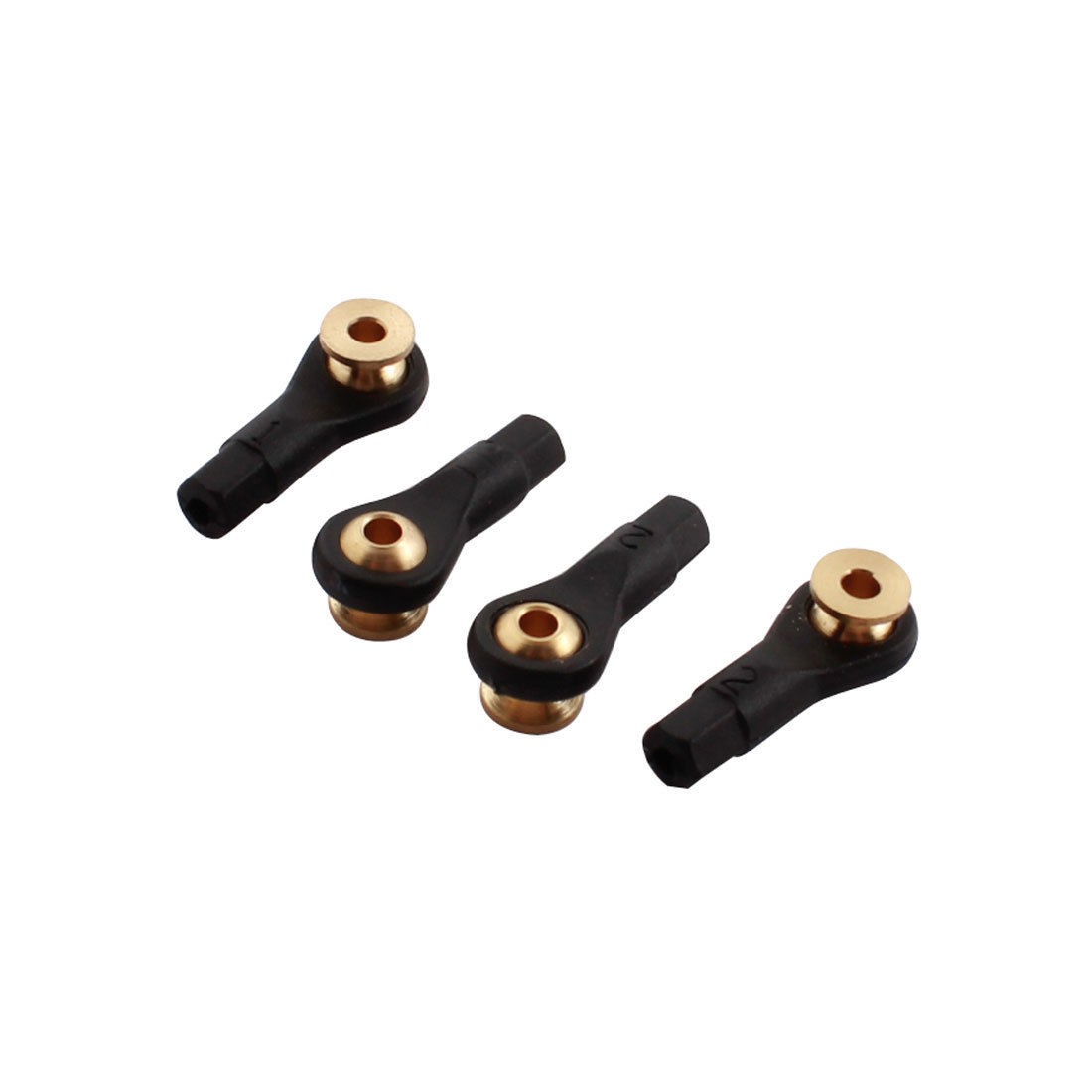 4Pcs RC Car Spare Parts Tie Rod Ends Brass Ball Link 2x2x19mm