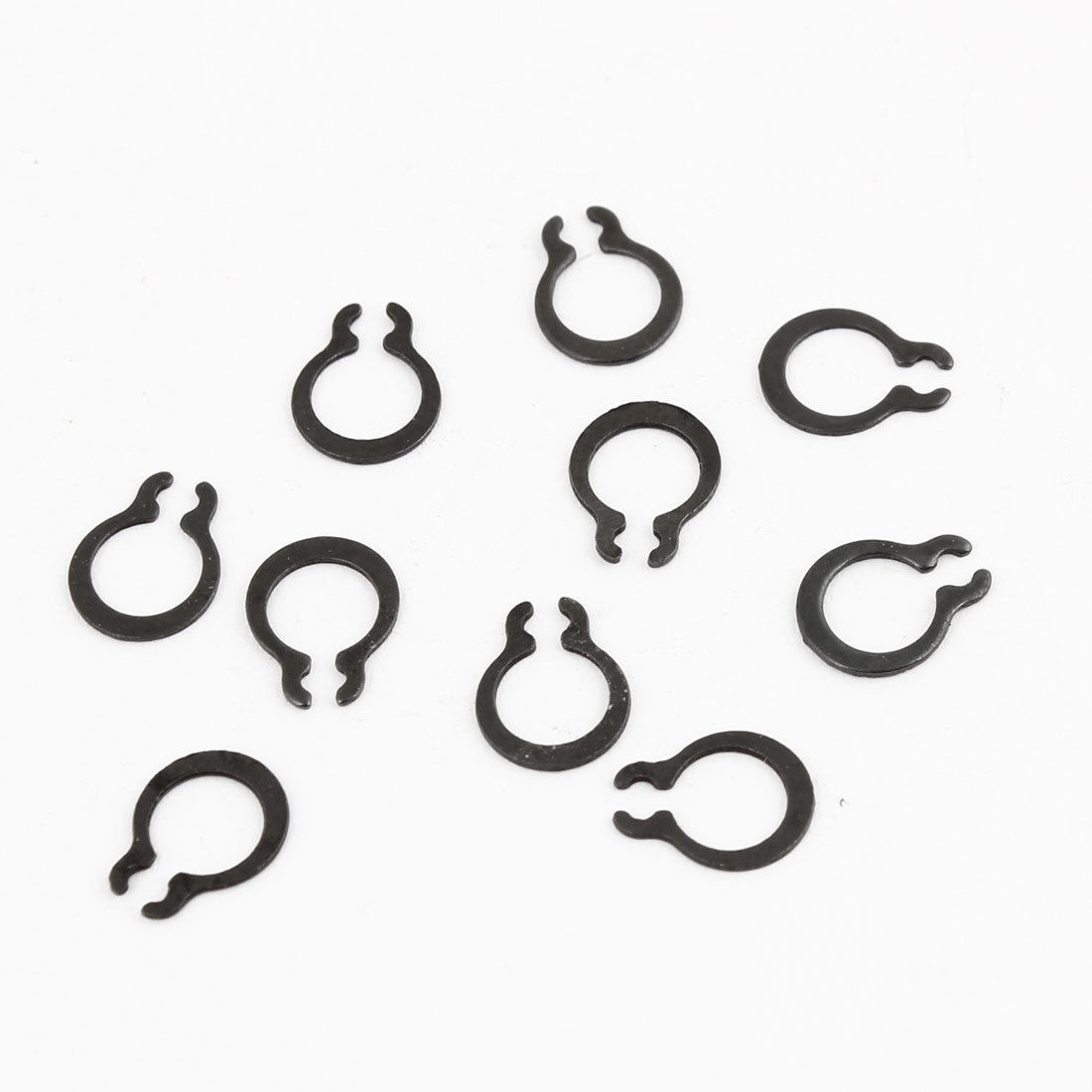 10 Pcs 0.45mm Thickness Tapered Section External Snap Retaining Rings