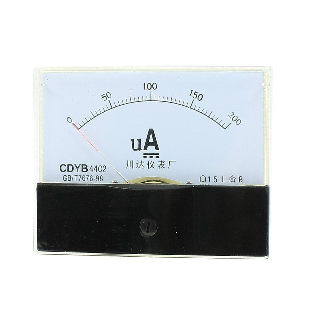 Class 1.5 Accuracy DC 0-200uA Analog Ammeter Panel Meter