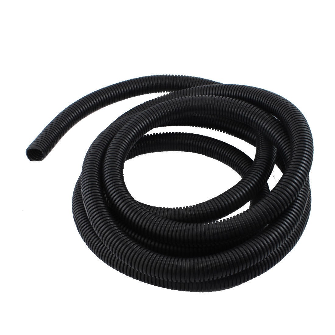5m 16.4ft Black Non-Kink Flexible Corrugated Hose Tubing 20mmx25mm