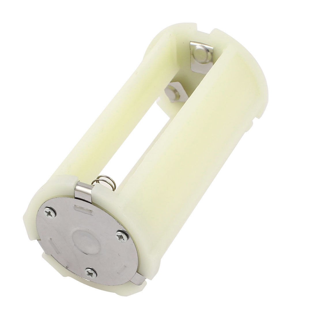 White Battery Holder Case for 3 x 3.7V 18650 Batteries Flashlight Torch