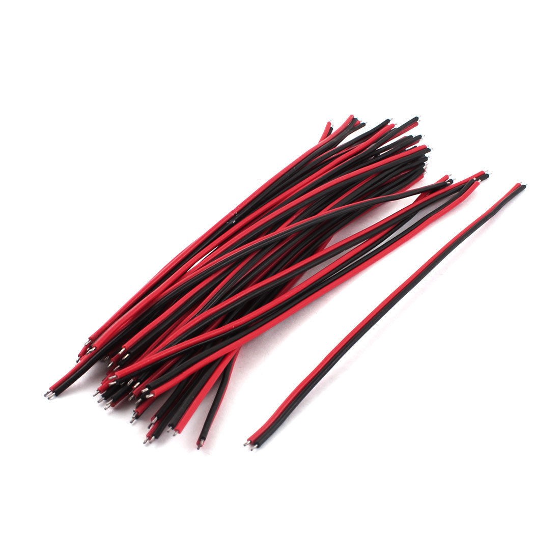 30 Pairs 15cm 6" Flexible Dual Ends Tin Plated Breadboard Jumper Wire
