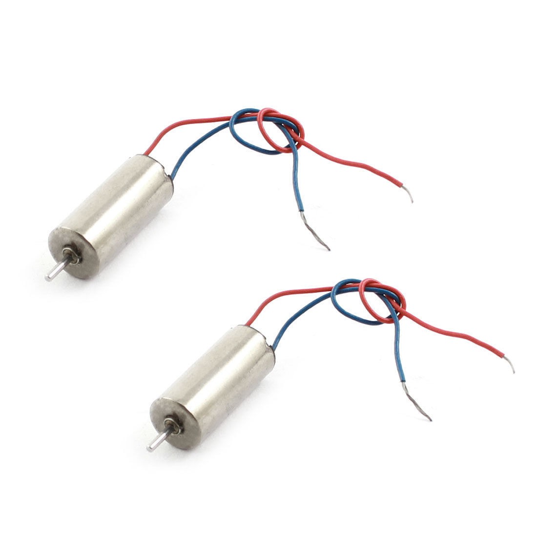 2Pcs DC1.5-4.5V 7500RPM 0.8mm Dia Shaft Magnet Coreless Motor 6mm x 14mm