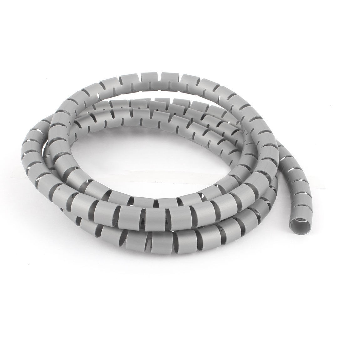 1.5m 5ft 10mm Inner Dia Spiral Wrap Bands Cable Organizer Wrap