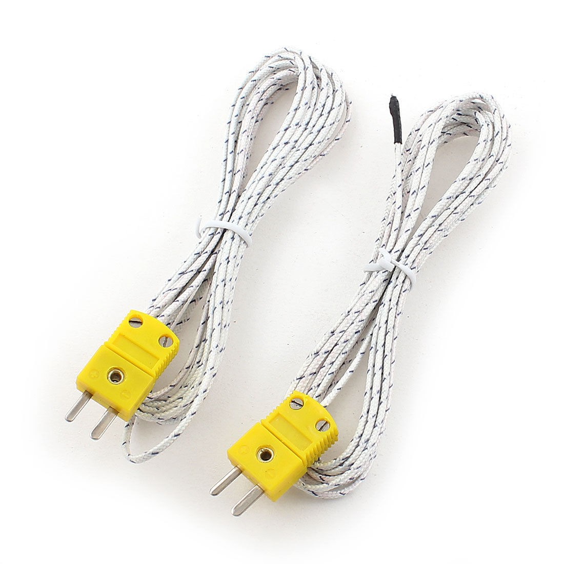 2Pcs K-Type Temperature Control Thermocouple Sensor Wire -50C to +200C 10ft