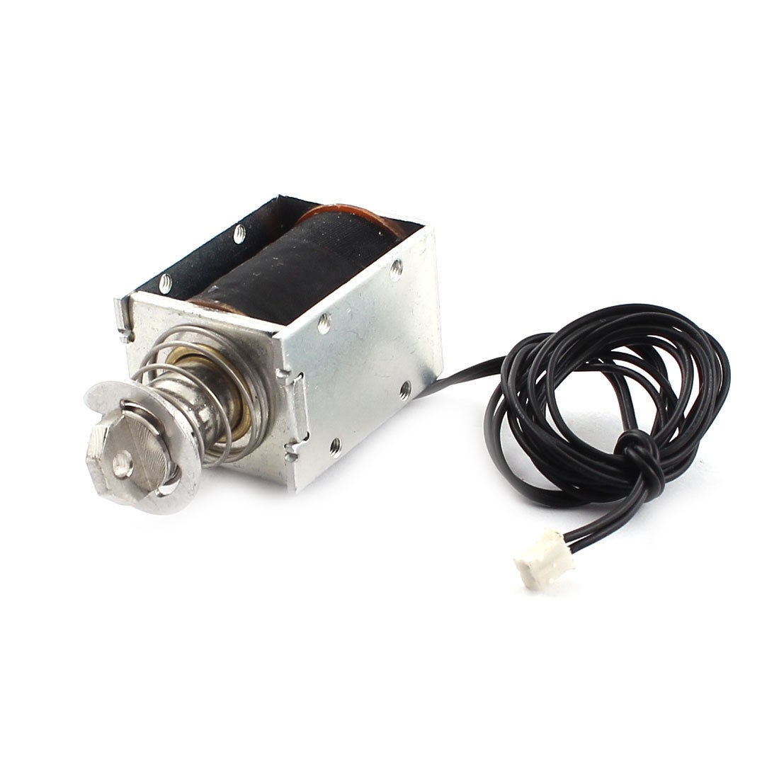 24V 10mm 1000g Opening Frame Pull DC Solenoid Electromagnet Actuator