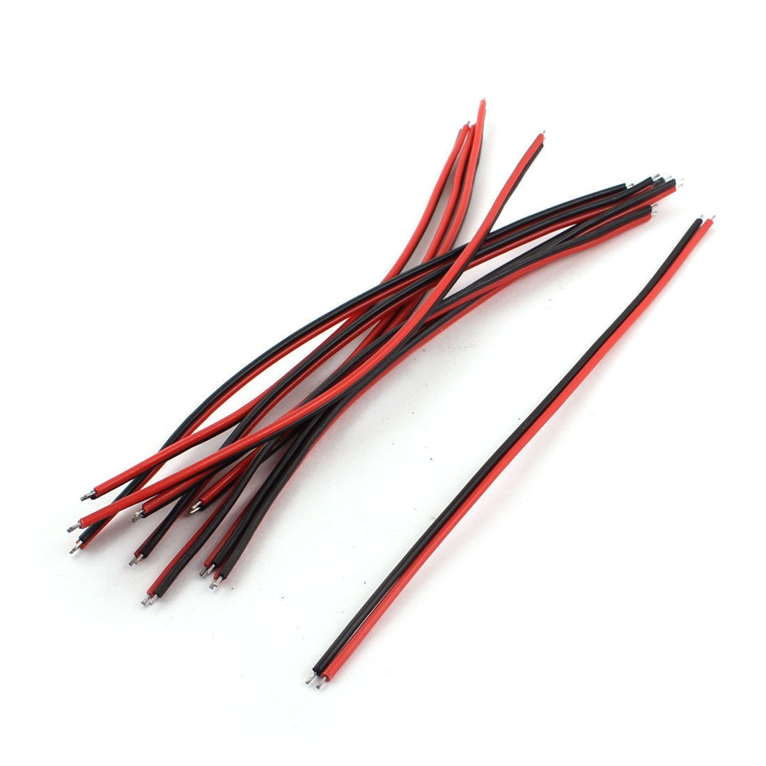 10Pair 15cm Red Black Double Ends Tin-plated Breadboard Jumper Cable Wire