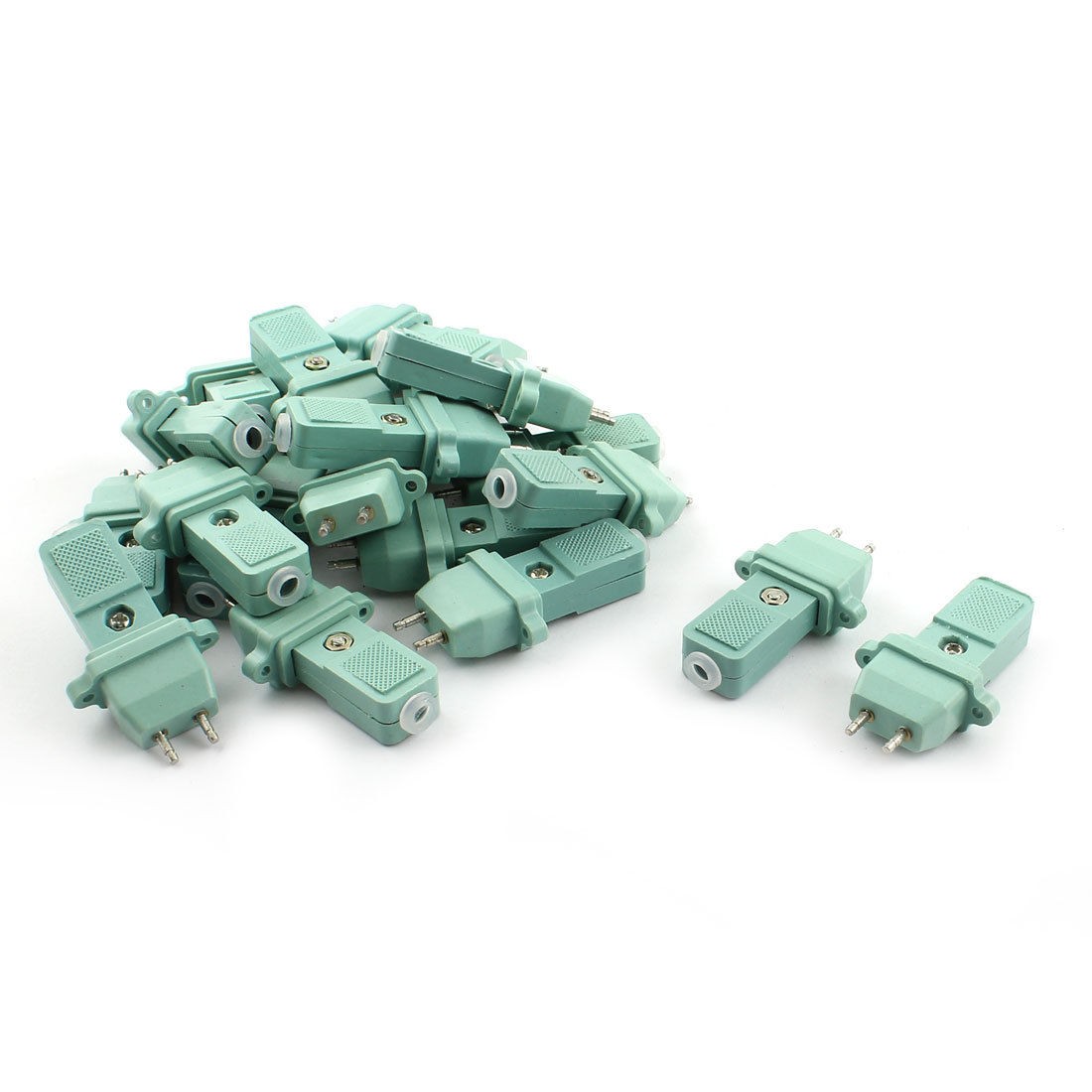AC 250V 10A Waterproof 2-Pin Male Female Power Socket Connector 20Pcs
