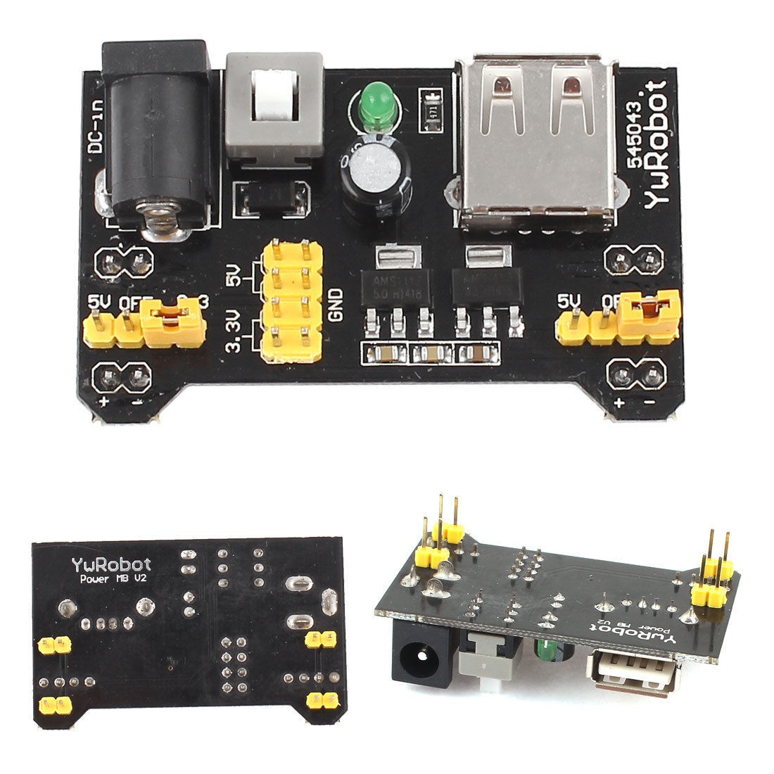 1pcs MB102 Solderless Breadboard Power Supply Module 3 3V 5V for Arduino