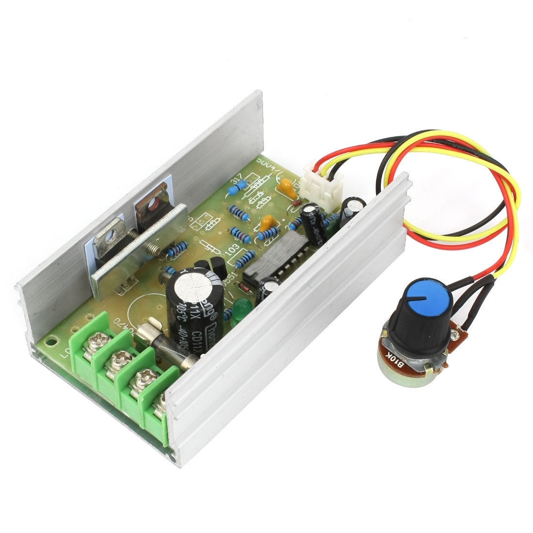 Universal PWM DC Motor Stepless Speed Controller Regulator DC 6 12V 10A