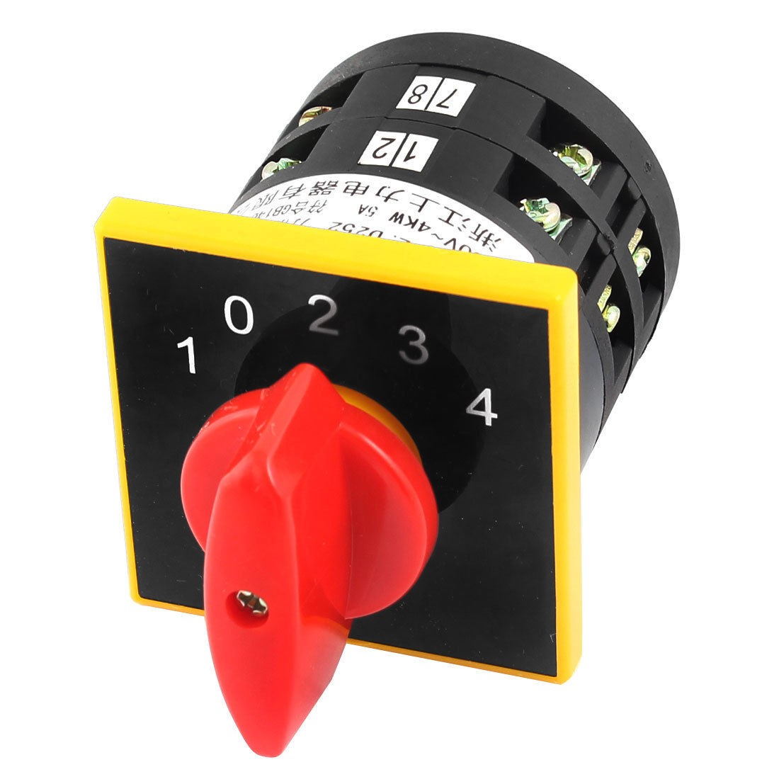 LW6D 2 5 Position Rotary Changeover Cam Combination Switch 4KW Ui 380V Ith 5A