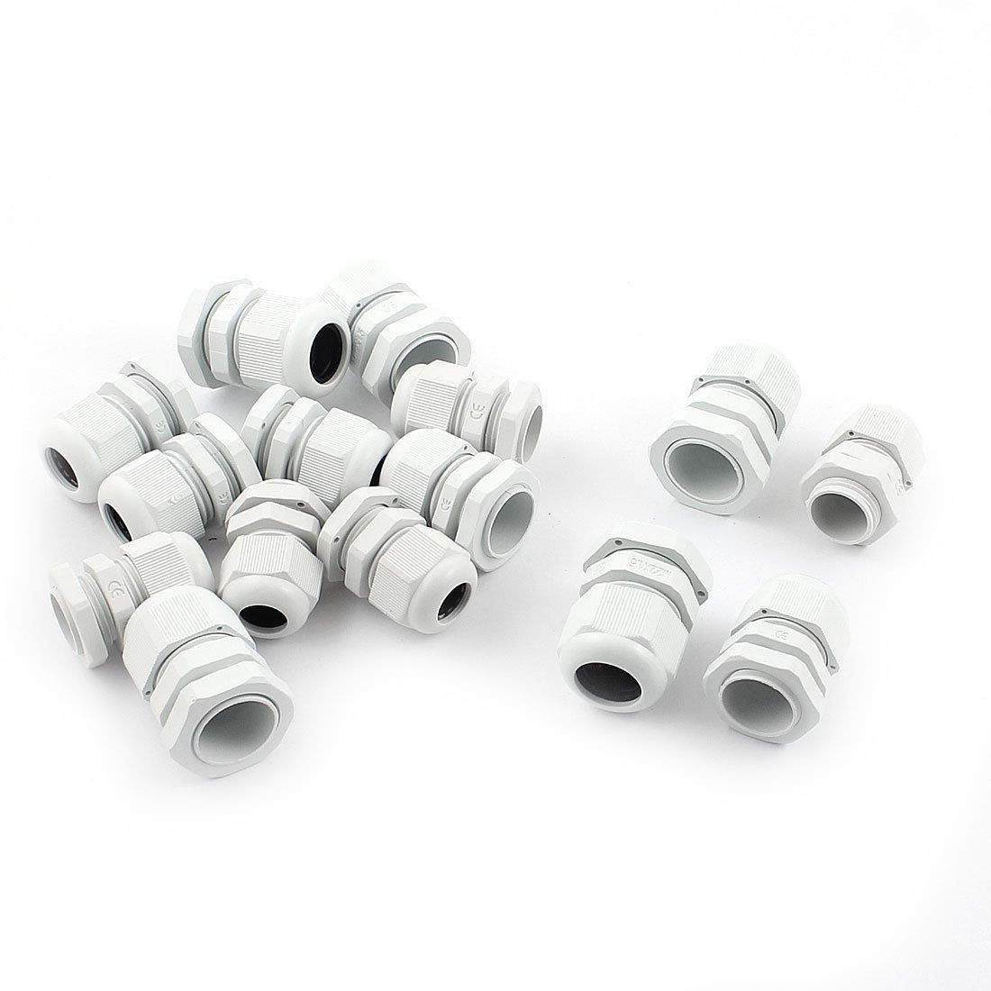 15pcs M22X1 5 M20X1 5 M18X1 5 Black Nylon Waterproof Cable Glands Connectors ADA