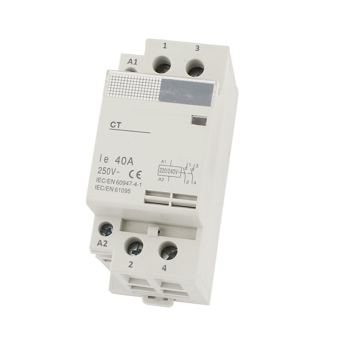 Ct 20A 2P Household 2 Phase Pole AC Power Contactor Coil 220 240V IE 40A