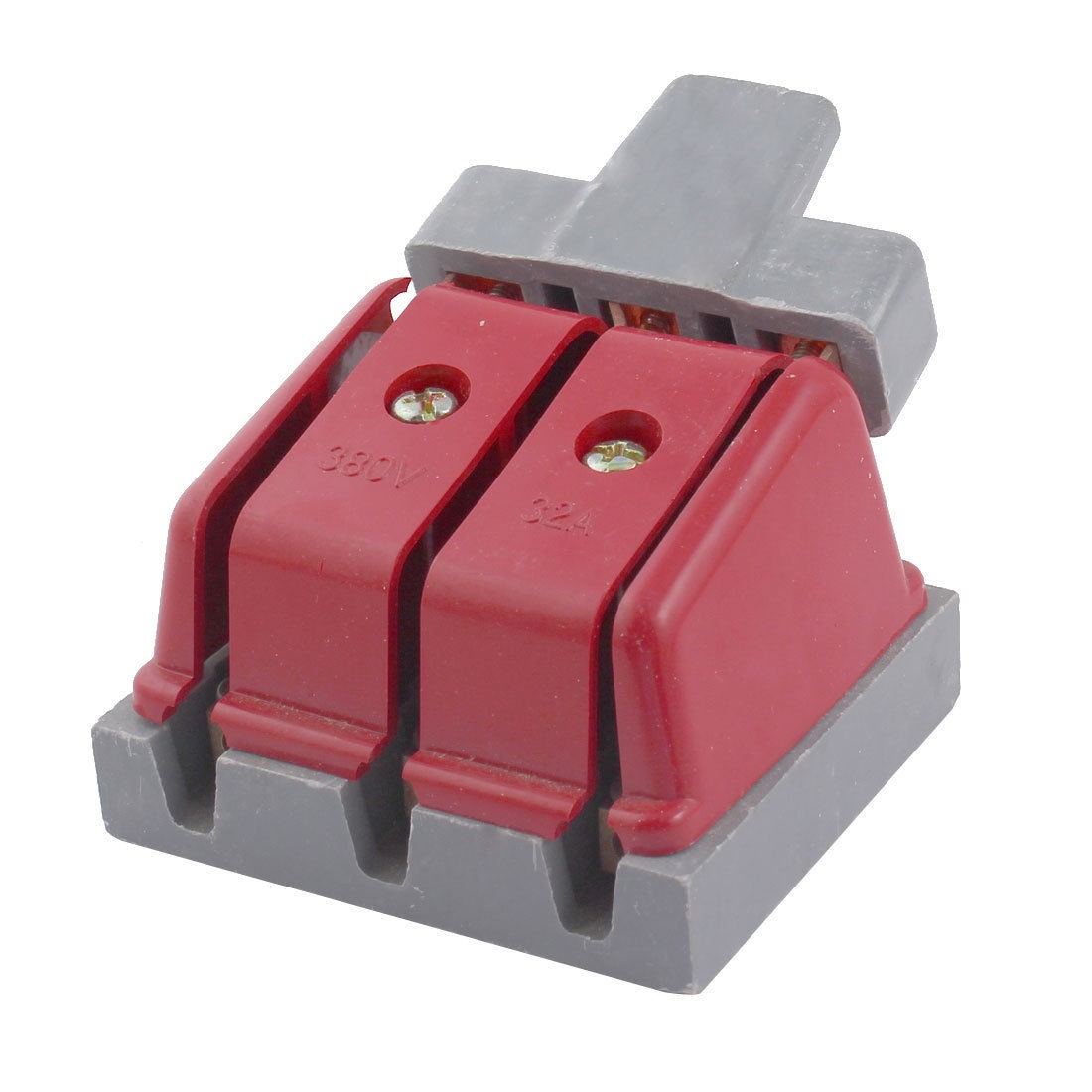 AC 380V 32A Three Phase 3P Circuit Control Knife Disconnect Switch Red