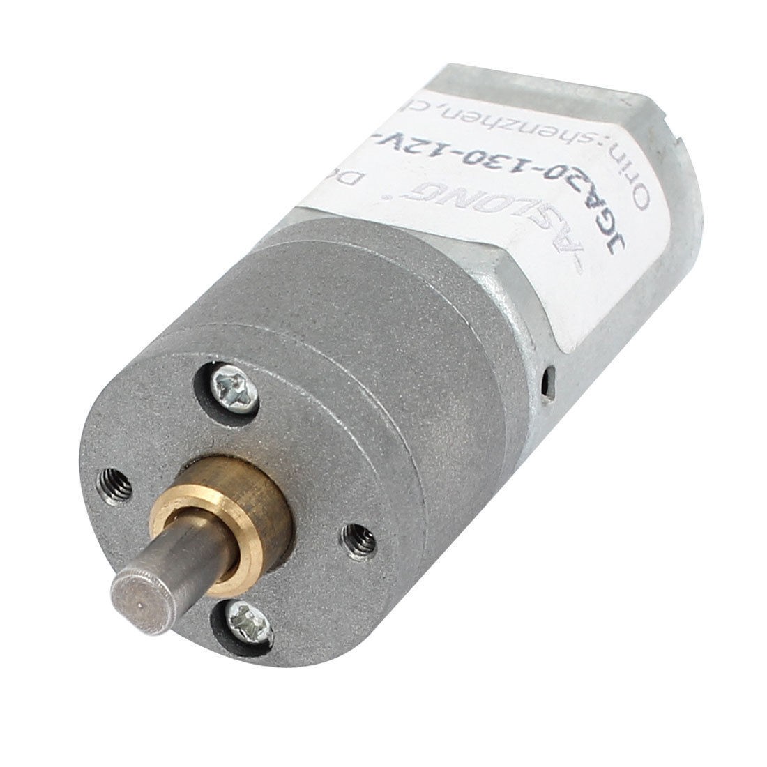 JGA20 130 DC 12V 120rpm 4mm Dia Electric Geared Box Speed Reduce Motor