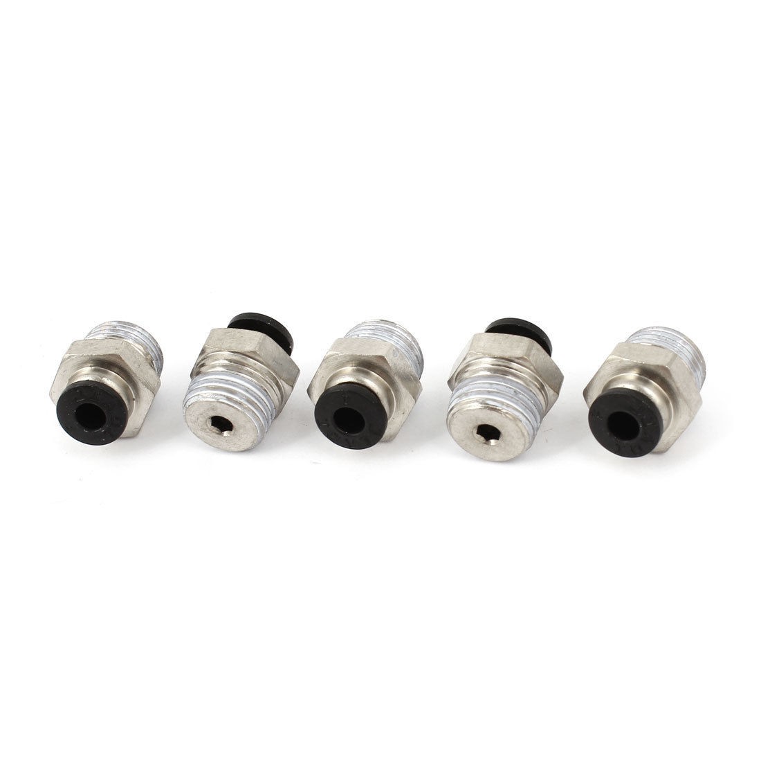 5pcs 1 4BSP Male Thread 4mm Push in Joint Pneumatic Connector Quick Fittings