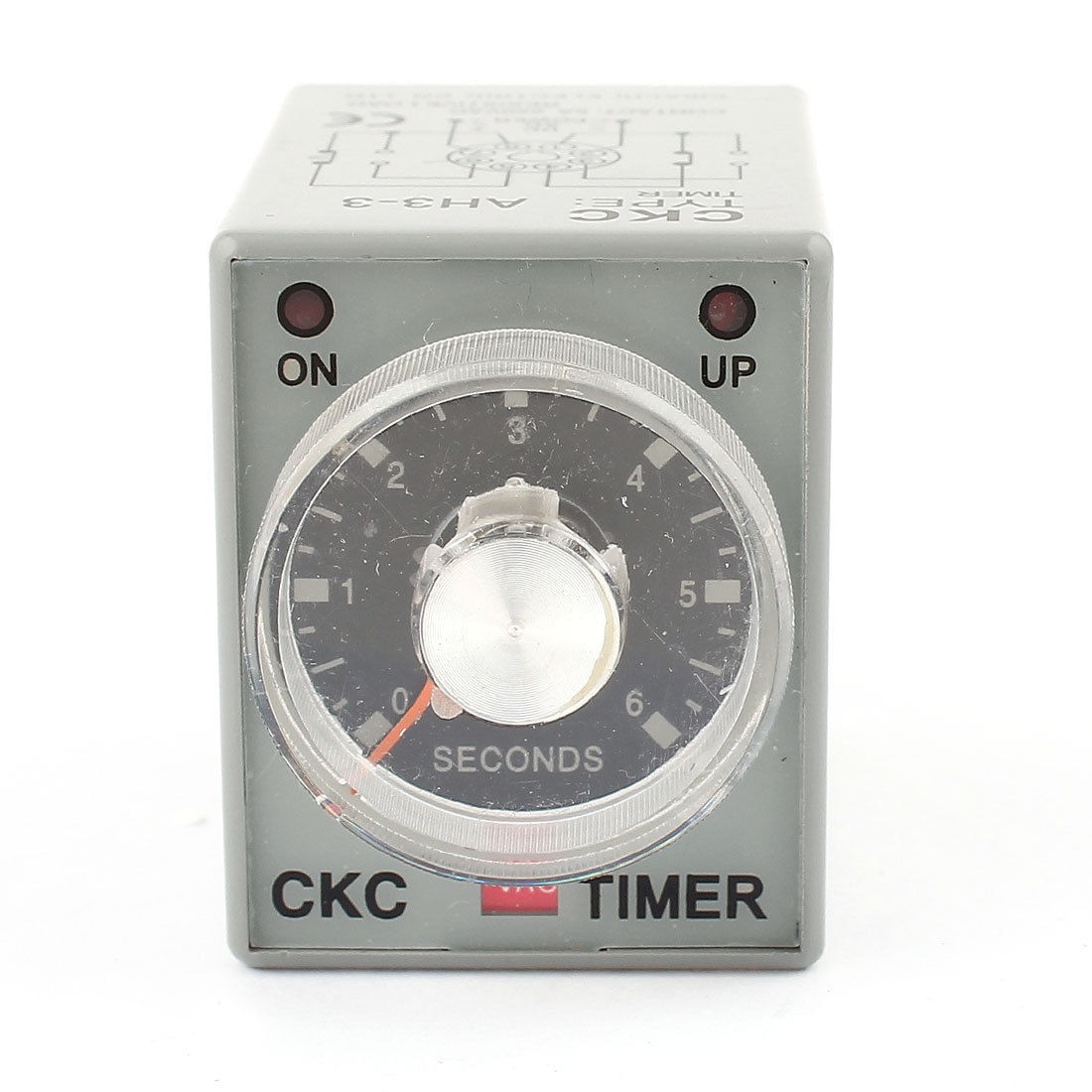 AH3 3 AC 220V 8 Pin 0 6S Plastic Shell Time Delay Timer Relay