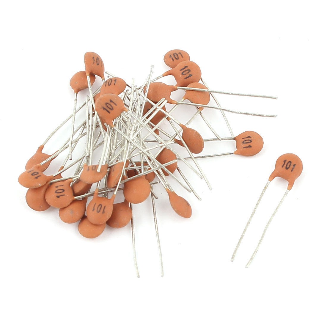 30pcs 100 PF 50V 10 Tol Electronic Components Ceramic Disc Capacitors