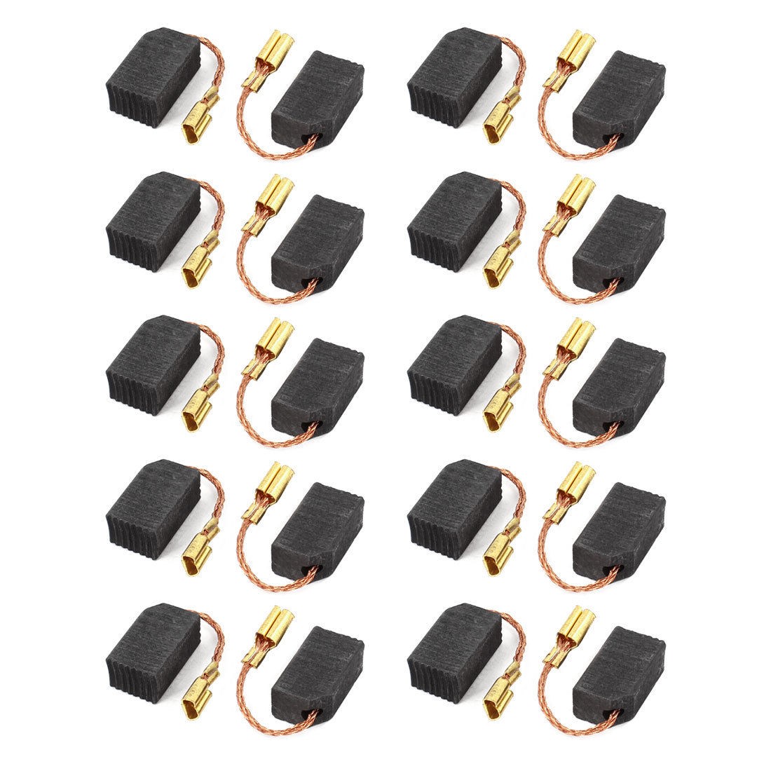 20 Pcs Gray Power Tool Replacement Motor Carbon Brushes 14mm x 8mm x 6mm