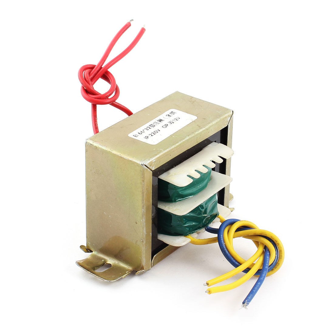 AC 220V 12VX2 Open Frame Ferrite Core EI Electric Power Transformer