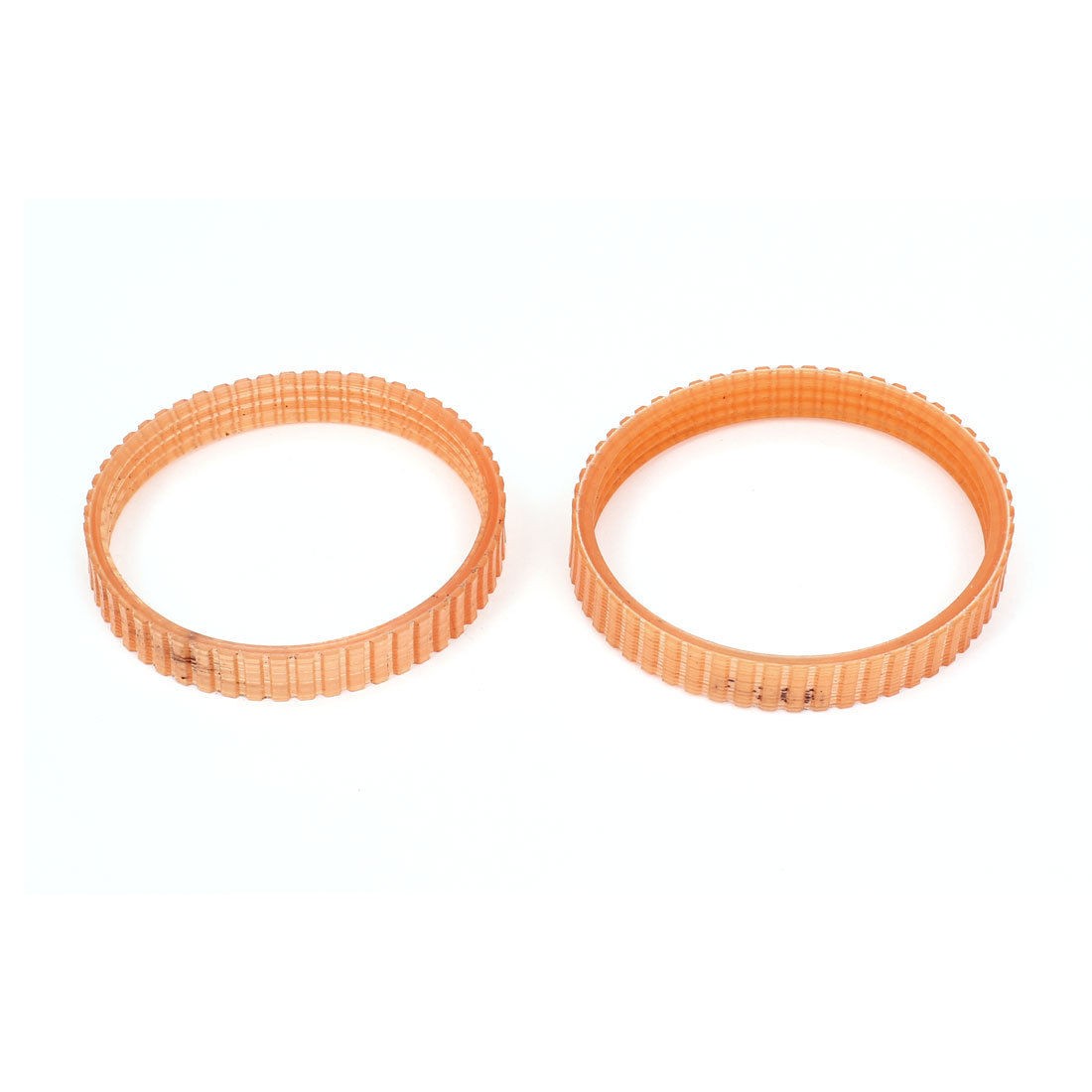 2 Pcs 10mm Width Electric Planer Part Drive Belt Band Apricot for Hitachi F20A