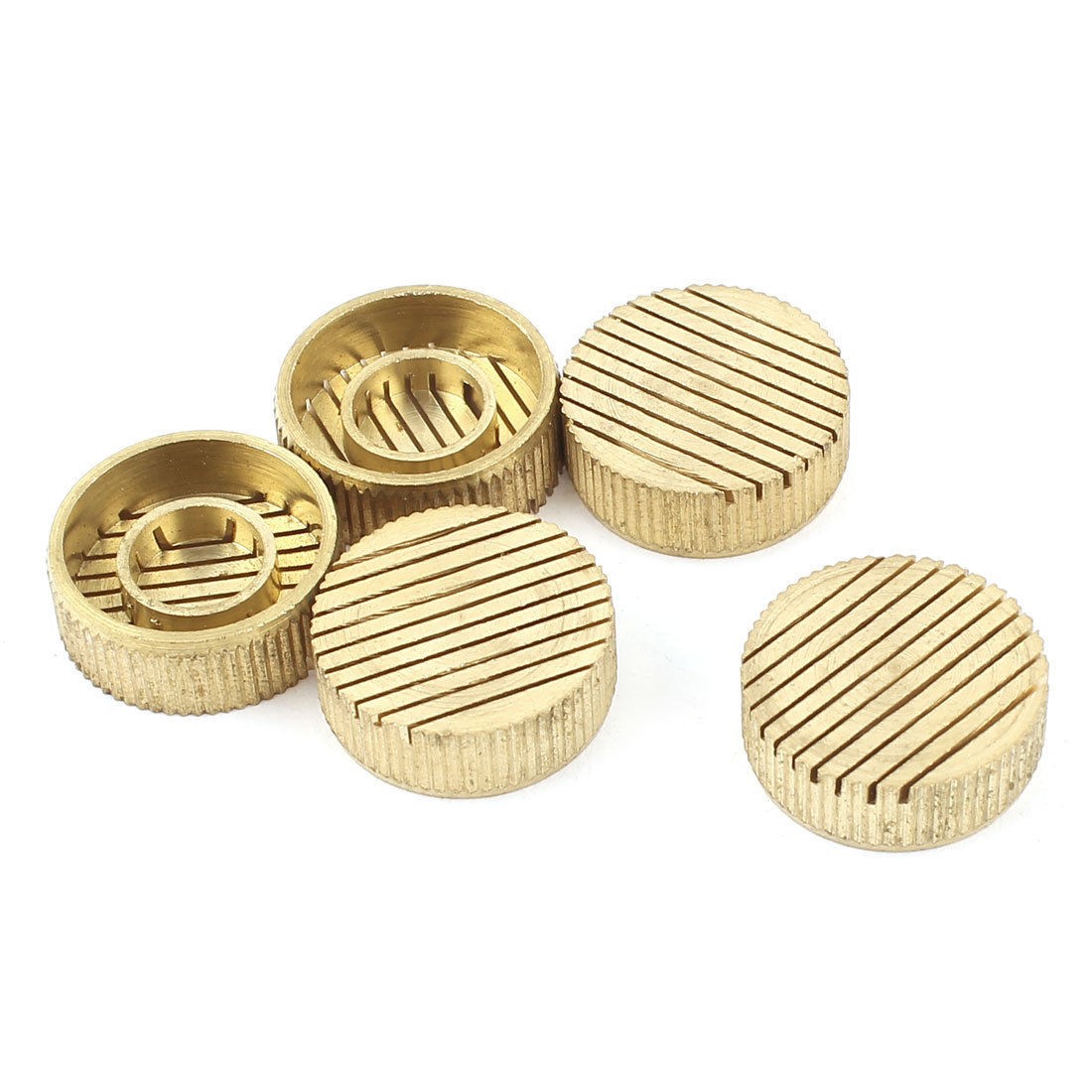 5pcs Brass Parallel Slotted Core Box Air Release Vents 20mmx7mm
