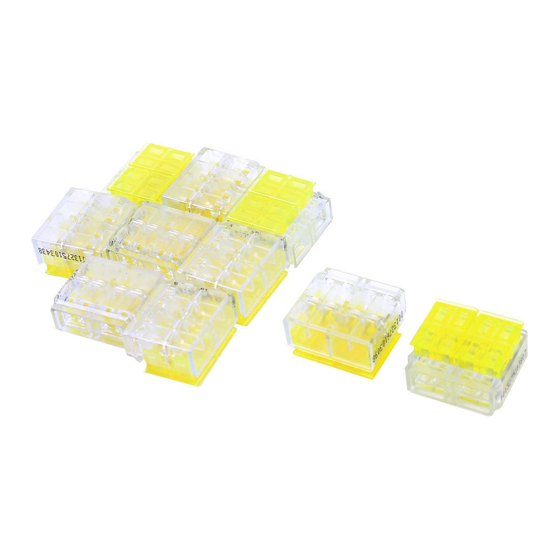 10pcs 4 Positions Insert Press I Clamp Wire Connector for 1 5 2 5MM2 Cable