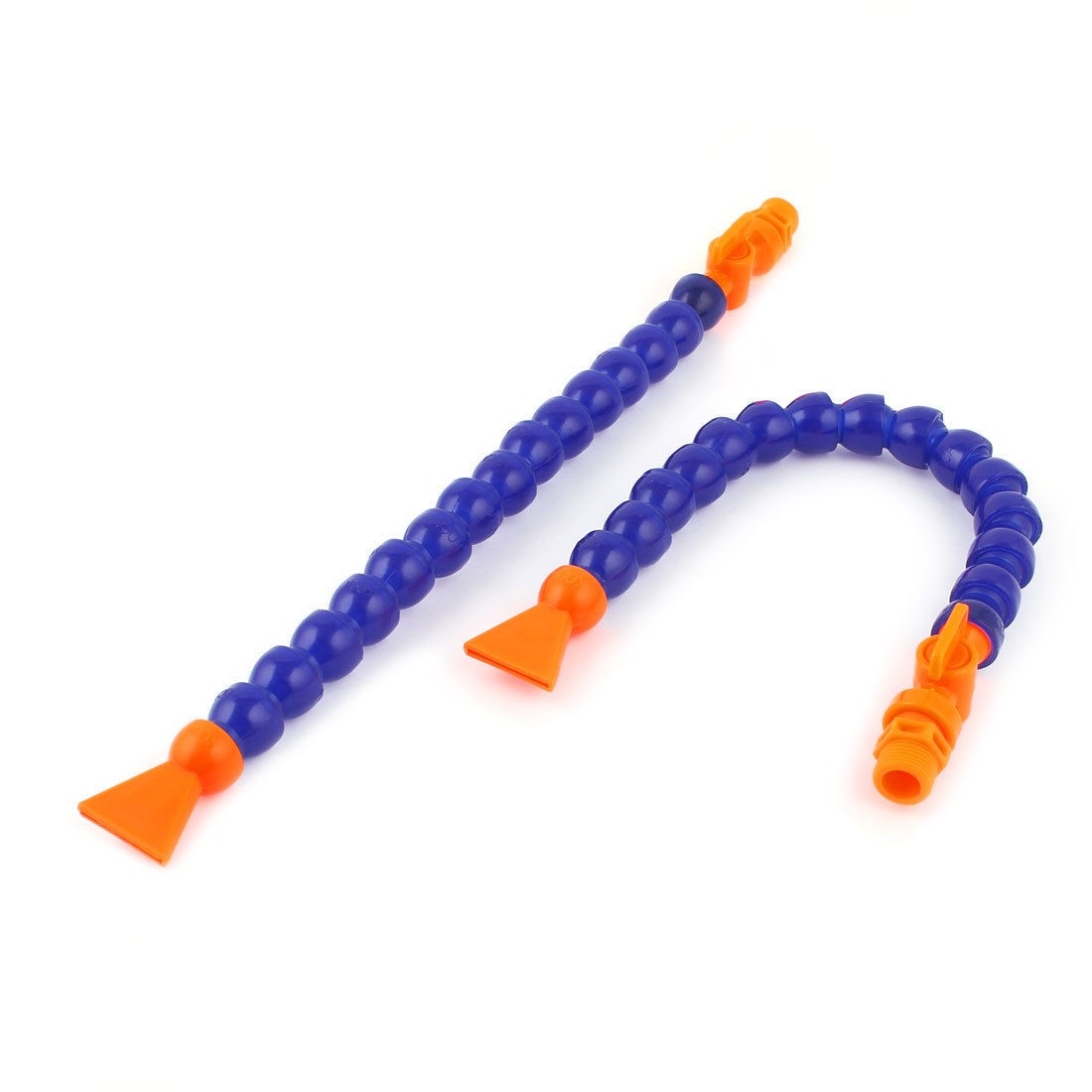 2 Pcs Lathe Flat Nozzle Flexible 3 8"BSP Thread Water Oil Coolant Pipe Hose