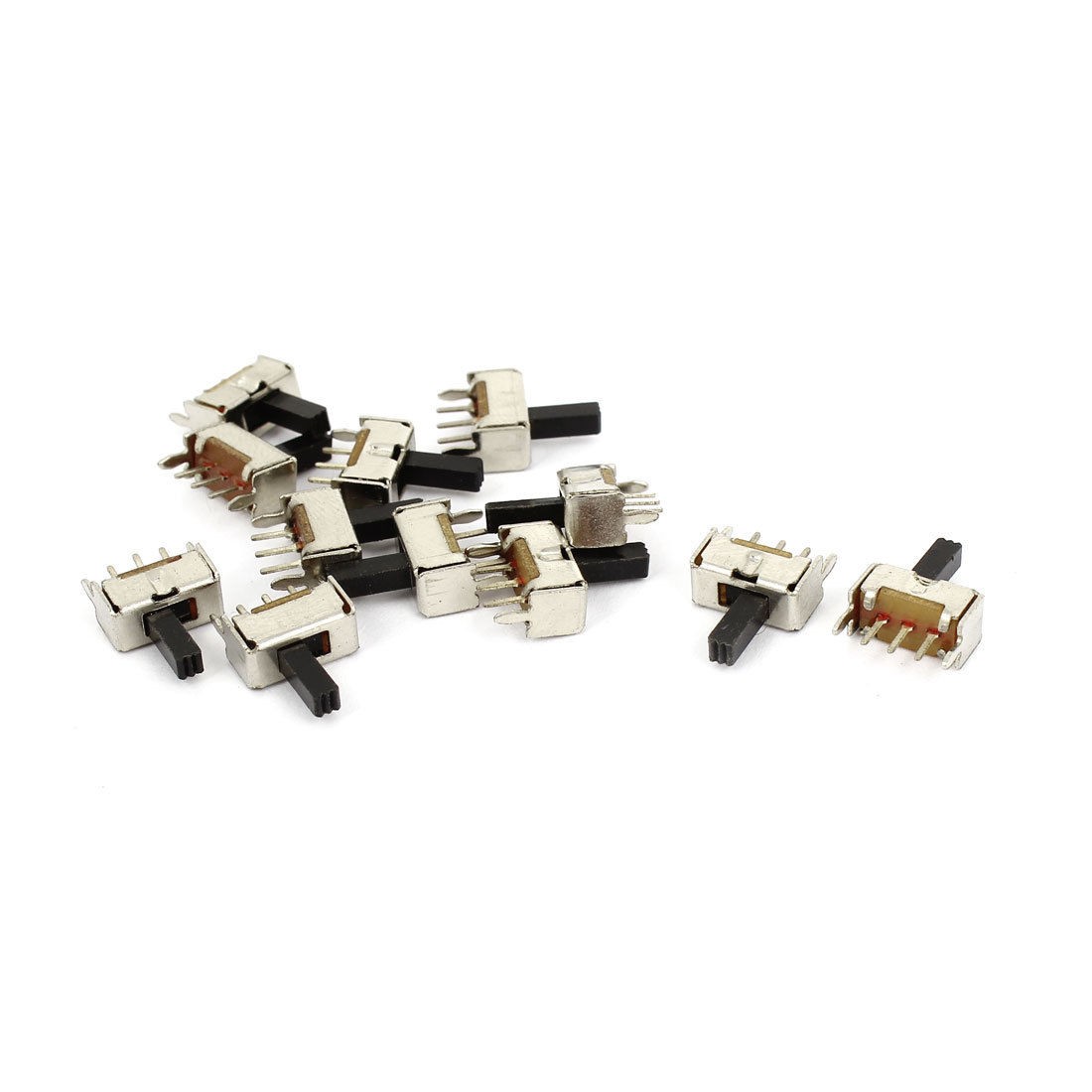 10 Pcs SS12D07VG6 2 Position SPDT 1P2T PCB Panel Mini Vertical Slide Switch