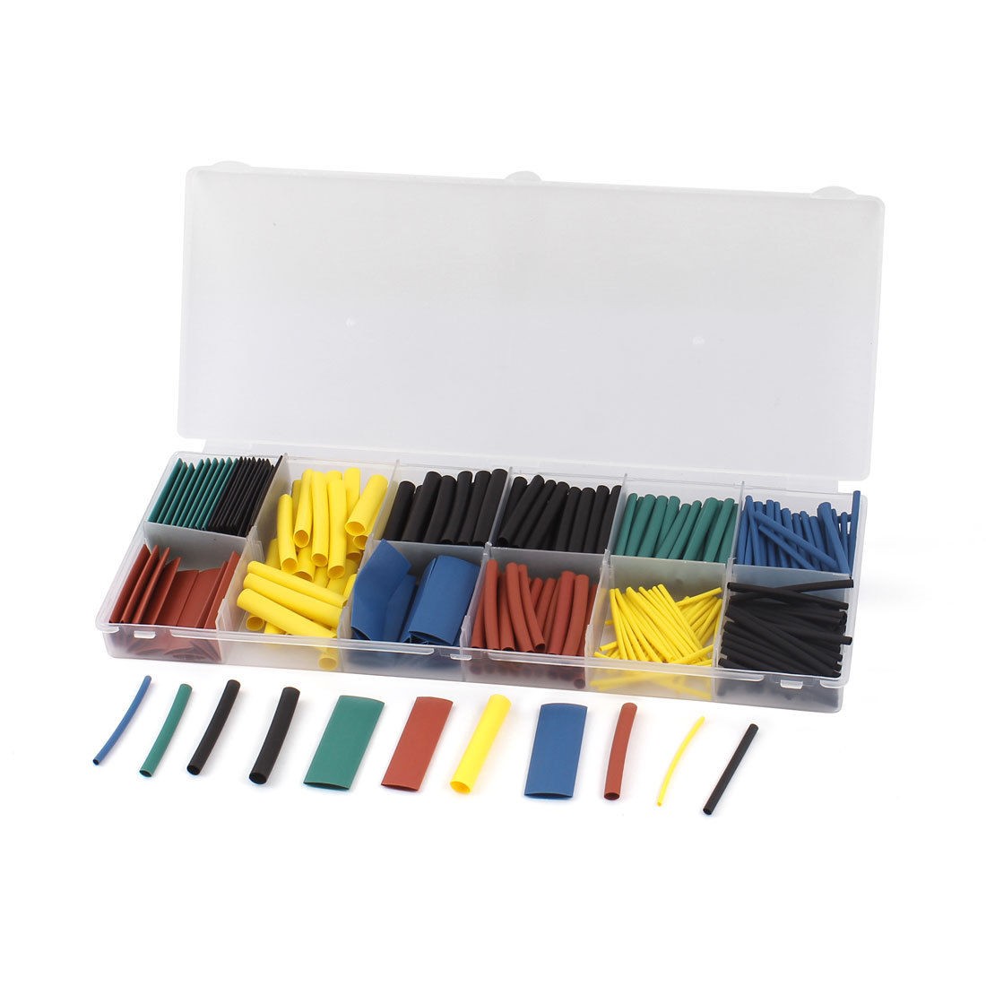 280pcs 2 1 Insulated Heat Shrink Tube Shrinkable Tubing Wire Set Kit