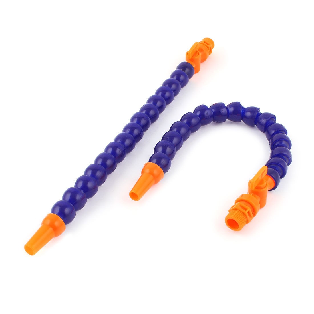 2 Pcs Lathe Round Nozzle Flexible 3 8"BSP Thread Water Oil Coolant Pipe