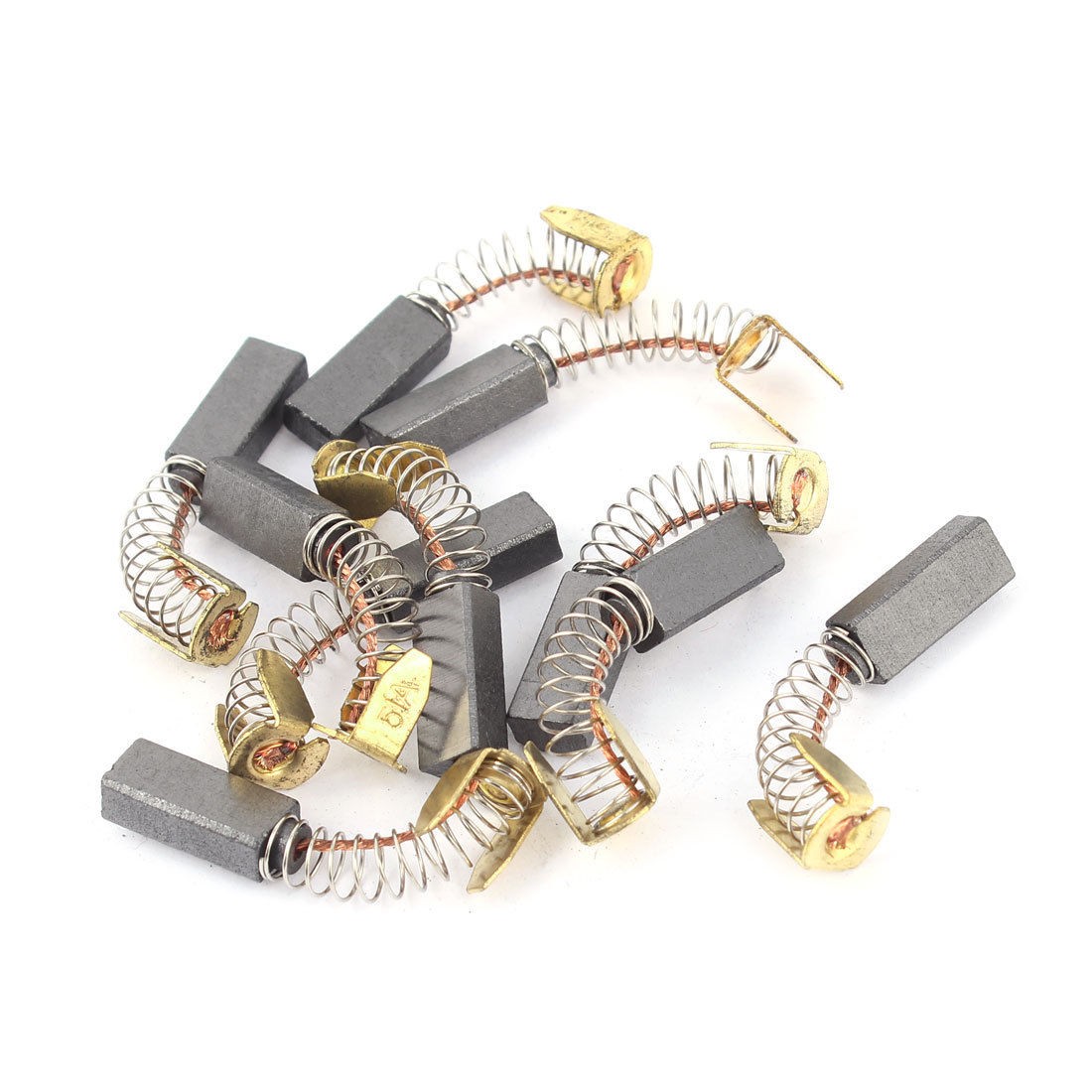 10pcs Electric Component Replacement Power Tool Motor Carbon Brush 5mmx7mmx16mm