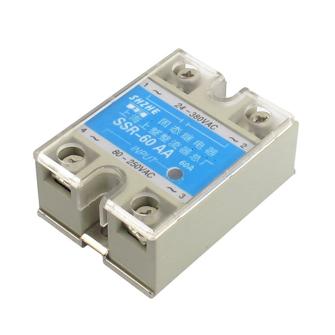 SSR-60AA AC to AC Covered Solid State Module Relay AC 80-250V AC 24-380V