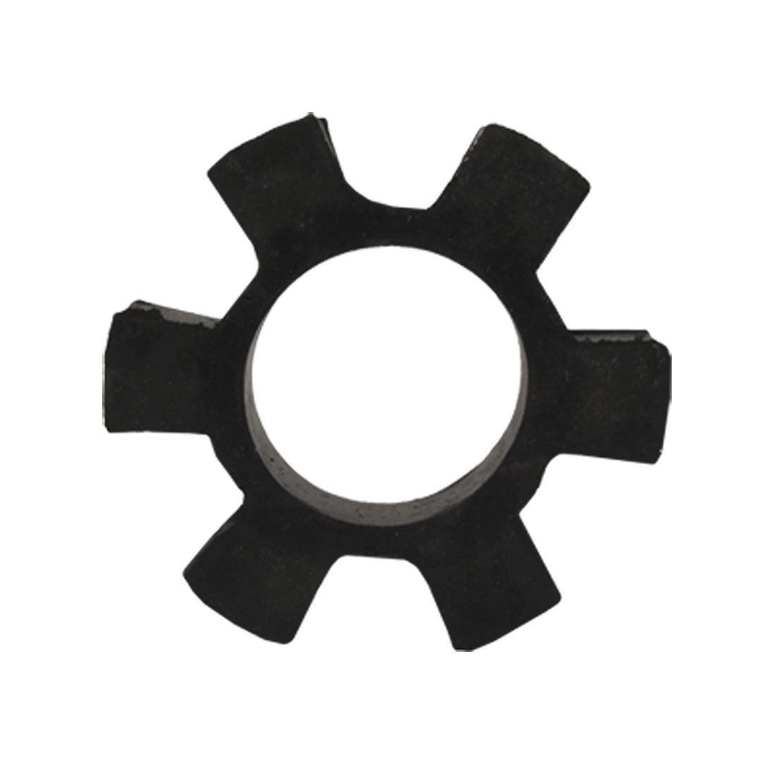 Black 64mm 2 7/16" Diameter Rubber Coupling Coupler Damper for Air Compressor