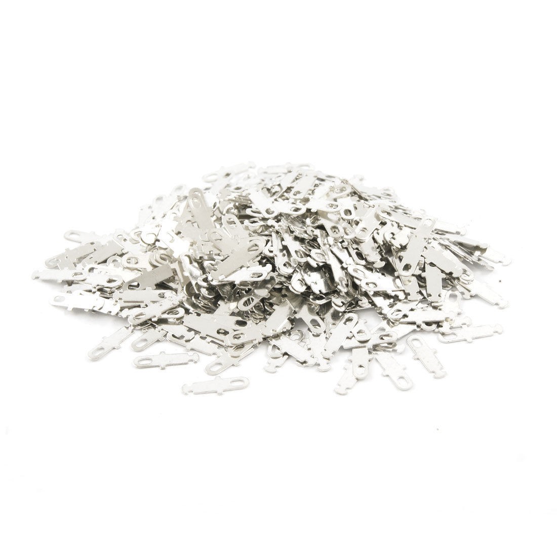 500 Pcs 280-0.3 Silver Tone Carbon Brush Holder for 140/260/280 Motor