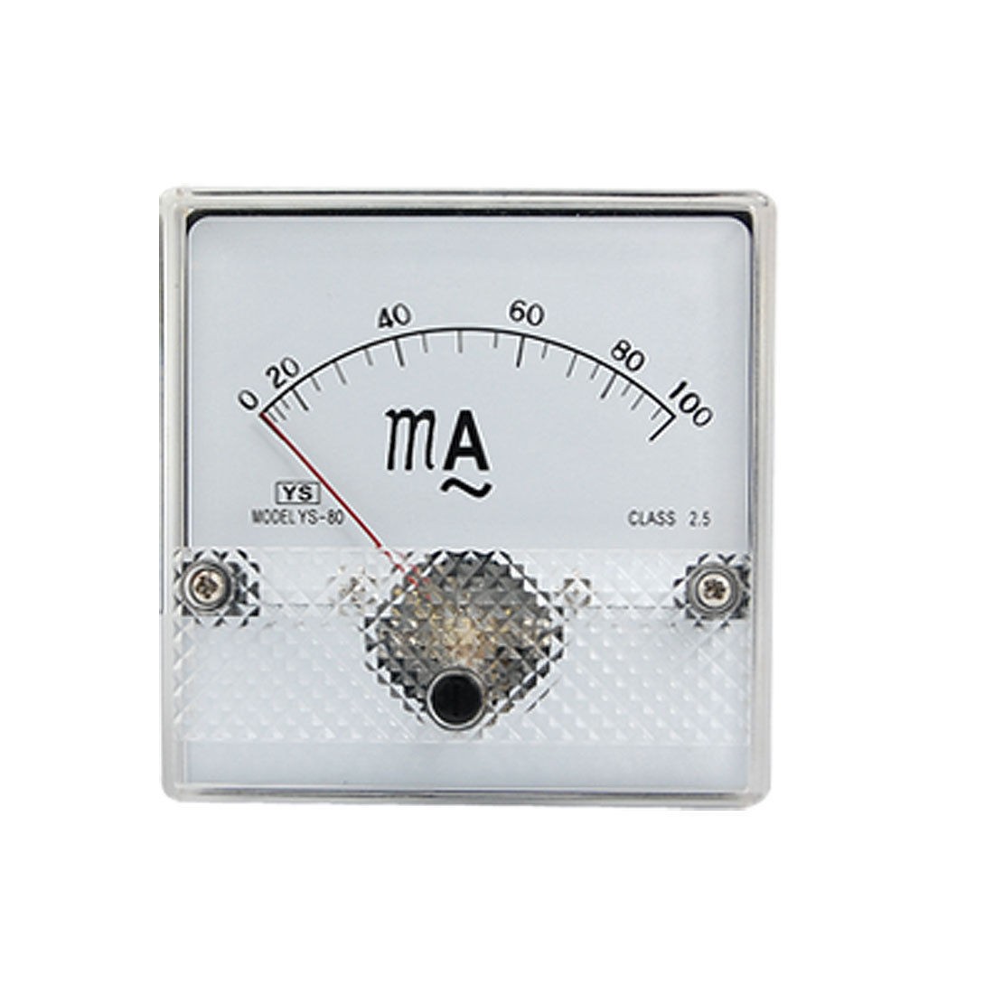 AC 0-100mA Current Range Analog Panel Meter Ammeter