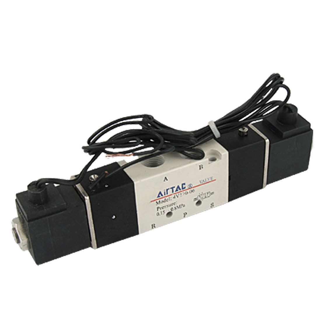 DC 12V 4V120 06 2 Coil 5 Way Pneumatic Solenoid Valve