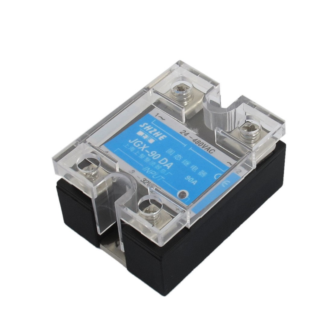 JGX 90DA DC to AC Covered Solid State Module Relay DC 3 32V AC 24 480V